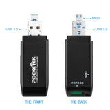 USB 3.0 2 in 1 memory otg phone card reader