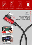 90 Degree Mobile USB Charging & Data Cable For iPhone