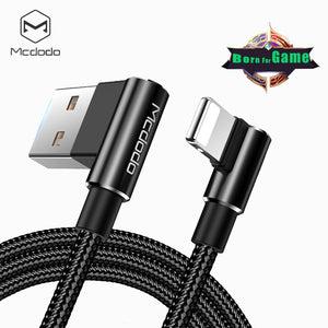 90 Degree USB Charging Data Cable for iPhone