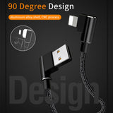 90 Degree USB Charging Data Cable for iPhone