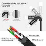 LED lighting Mobile Charging & Data Cable For iPhone