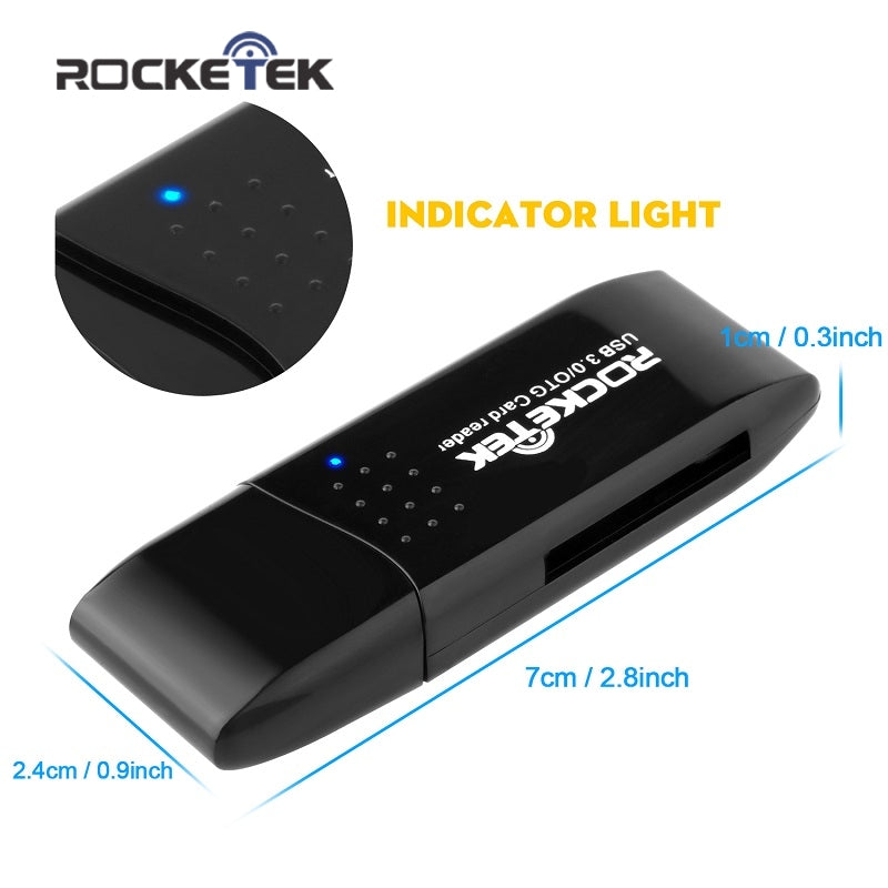 USB 3.0 2 in 1 memory otg phone card reader