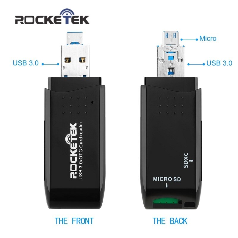 USB 3.0 2 in 1 memory otg phone card reader