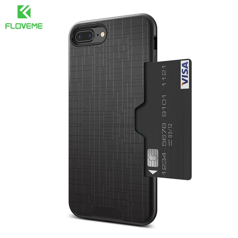 Luxury Card Slot Case for iPhone