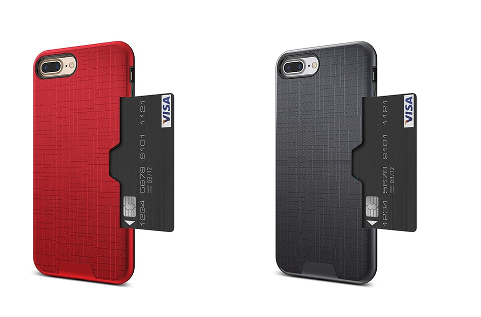 Luxury Card Slot Case for iPhone