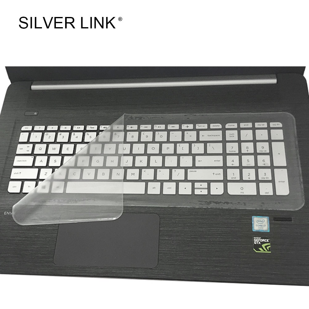 Universal SILVER LINK Silicone Laptop Keyboard Cover