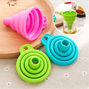 Mini Silicone Foldable Funnel