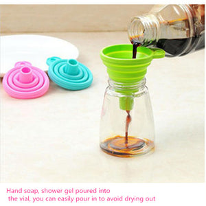 Mini Silicone Foldable Funnel