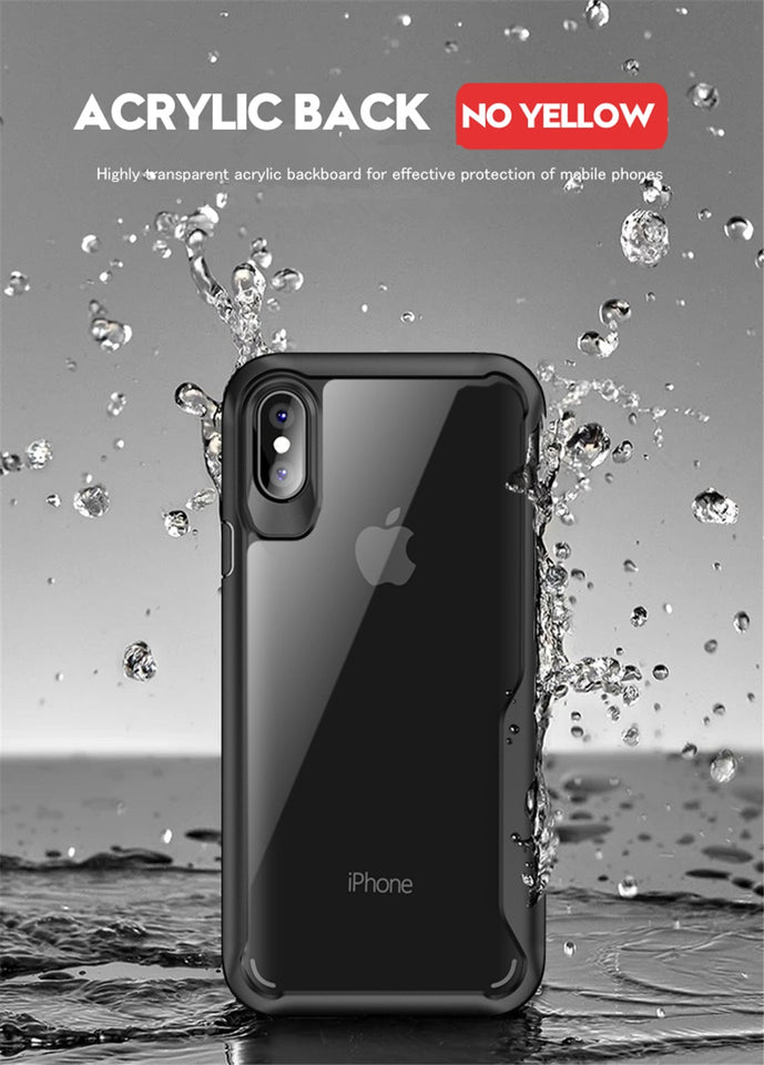 Shockproof Transparent Phone Case For Apple iPhone