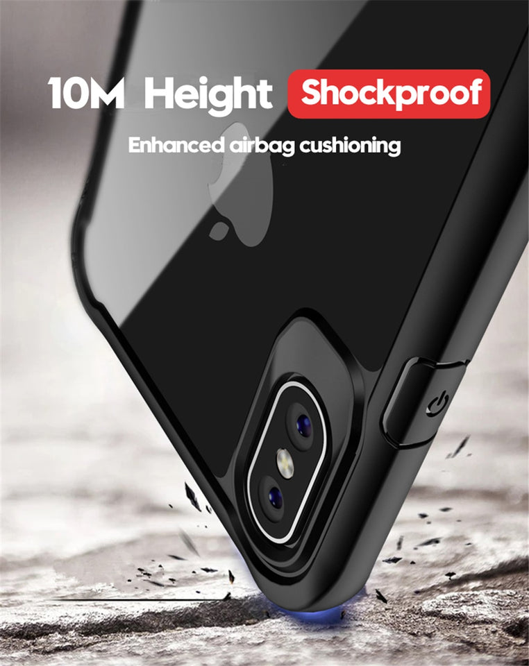 Shockproof Transparent Phone Case For Apple iPhone