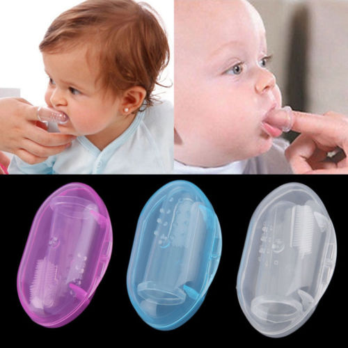 Pudcoco Hot 1pcs Silicone Finger Toothbrush Fashion Baby Items Children Toddler Teeth Clear Massage Soft Silicone