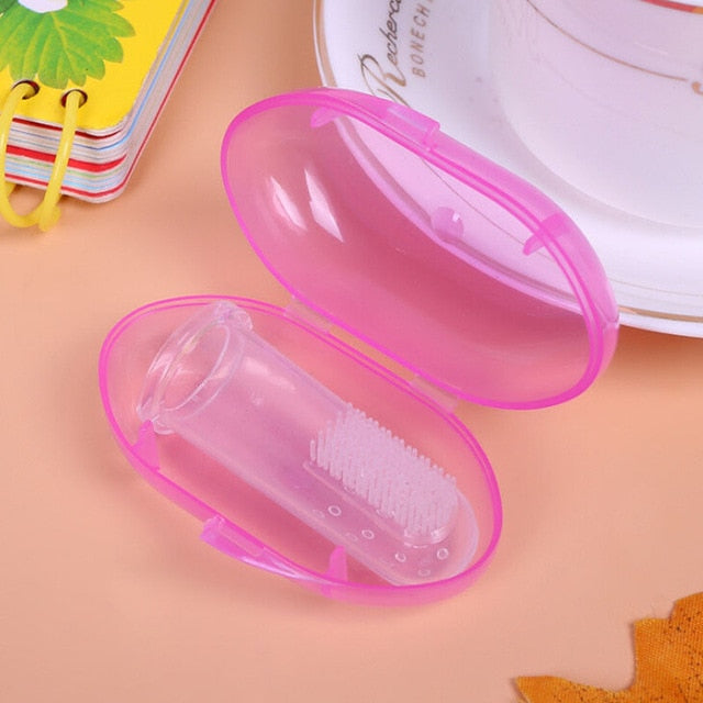 Pudcoco Hot 1pcs Silicone Finger Toothbrush Fashion Baby Items Children Toddler Teeth Clear Massage Soft Silicone