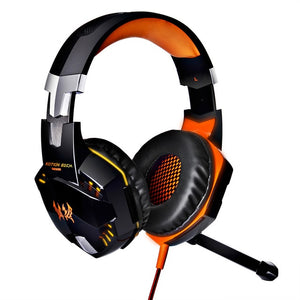 2.2m Wired Gaming Stereo Sound Headphone with Noise Reduction Microphone