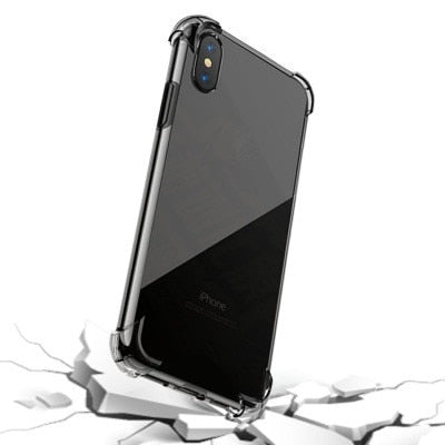 Soft Silicone Clear Case for iPhone