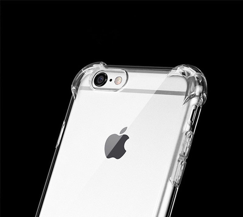 Soft Silicone Clear Case for iPhone