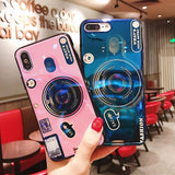 Luxury Cute Camera Phone Case With Holder For iPhone