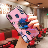 Luxury Cute Camera Phone Case With Holder For iPhone