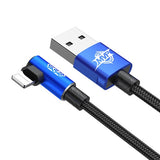 90 Degree Mobile USB Charging & Data Cable For iPhone