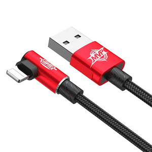 90 Degree Mobile USB Charging & Data Cable For iPhone