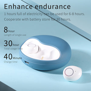 Wireless Stereo Earphone Earbuds With Mic