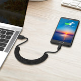 Nylon Type C, Micro USB & iphone Charging Charge Cable