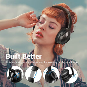 Bluetooth 4.1 Headphones With Active Noise Cancelling Mic