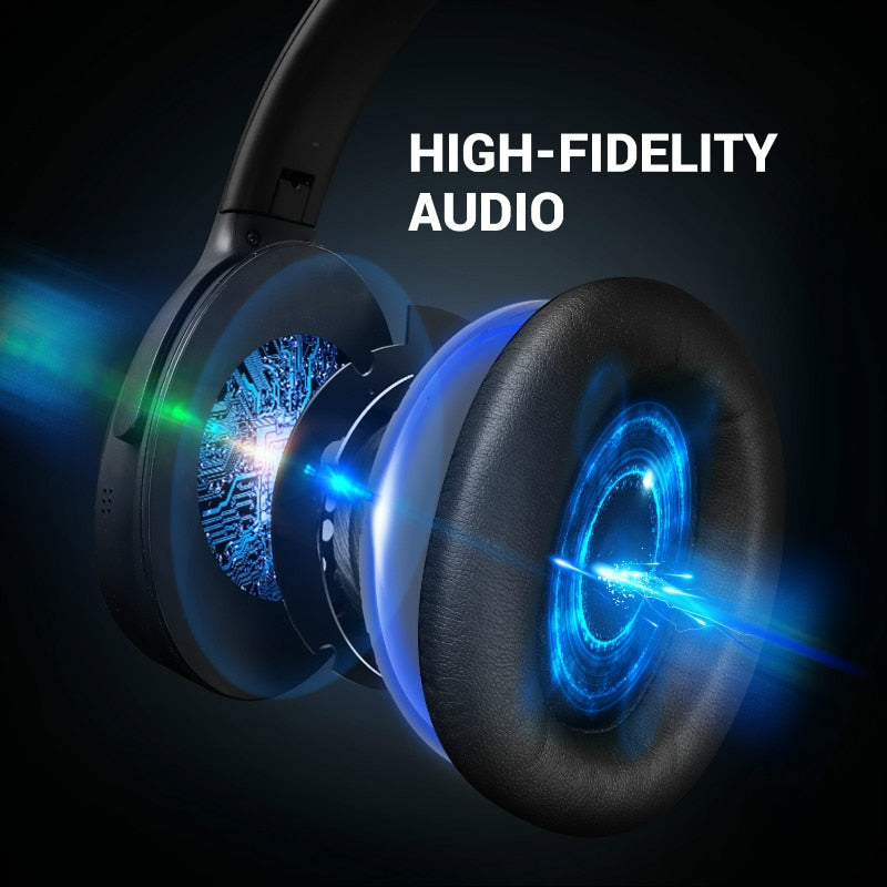 Bluetooth 4.1 Headphones With Active Noise Cancelling Mic