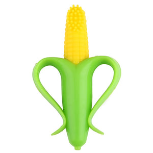 Corn Shape Silicone Baby Toothbrush