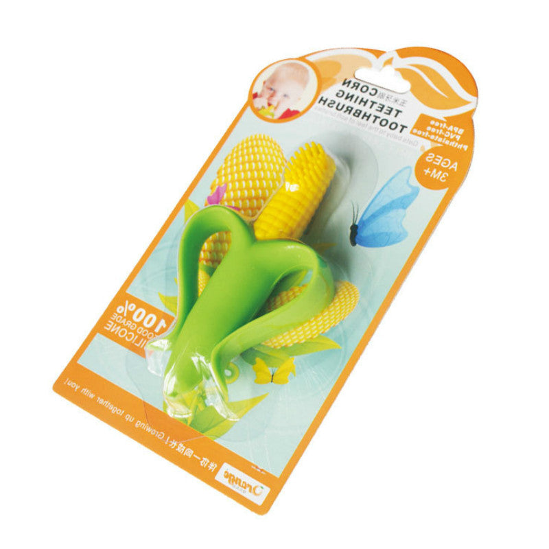 Corn Shape Silicone Baby Toothbrush